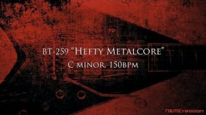 Hefty Metalcore Backing Track in Cm ｜ BT-259
