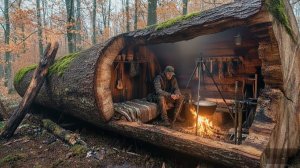 Строю секретную землянку в лесу.
