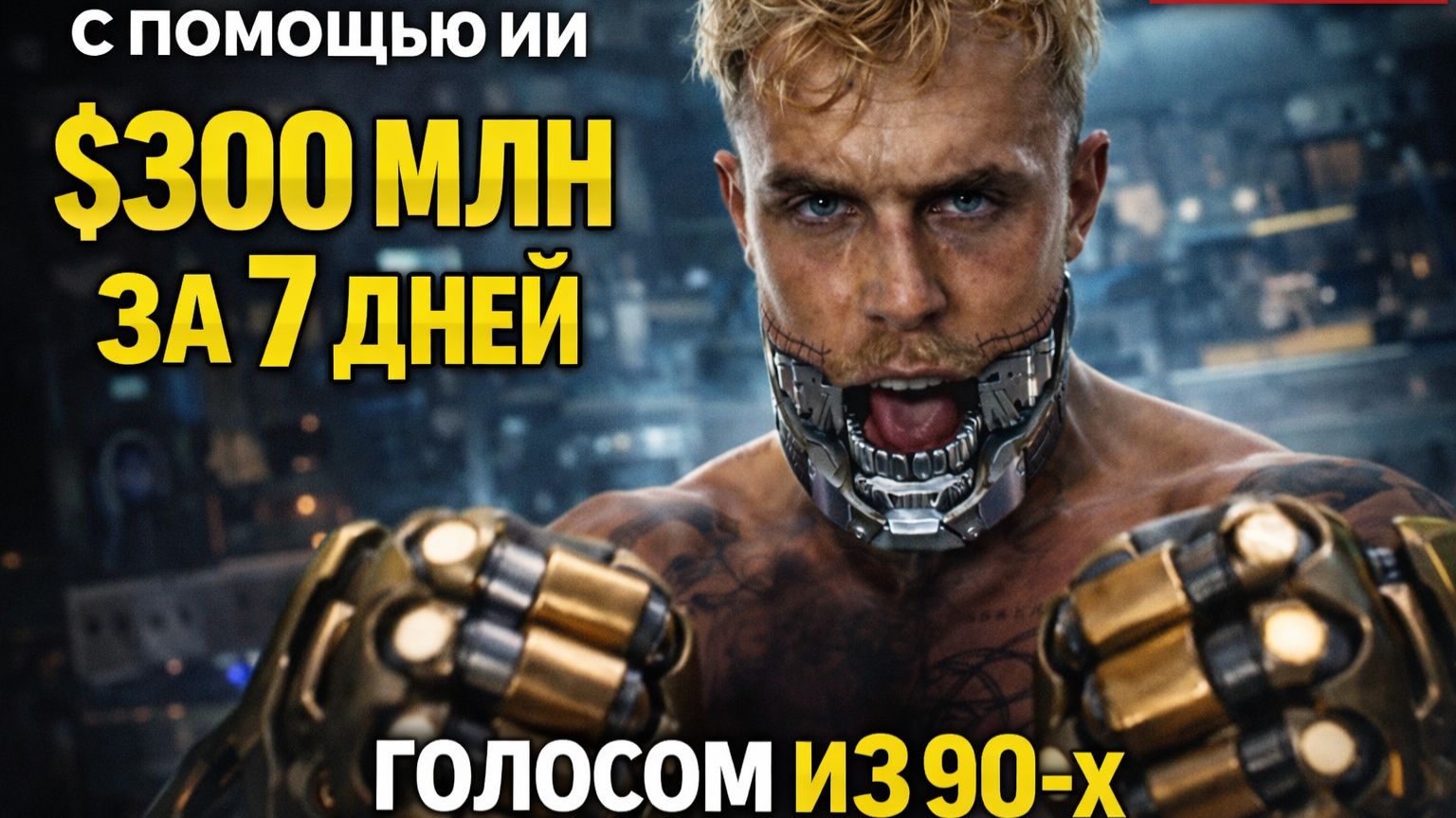 Фильм типа за $300,000,000 сделали за 7 дней… с помощью ИИ | Гнусавый перевод 90-х смотреть онлайн