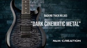 Dark Cinematic Metal Backing Track in A Phrygian ｜ BT-303