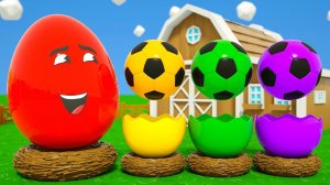 Разноцветные фермерские яйца - Песенка про акулёнка - многое другое - Детские стишки и песенки