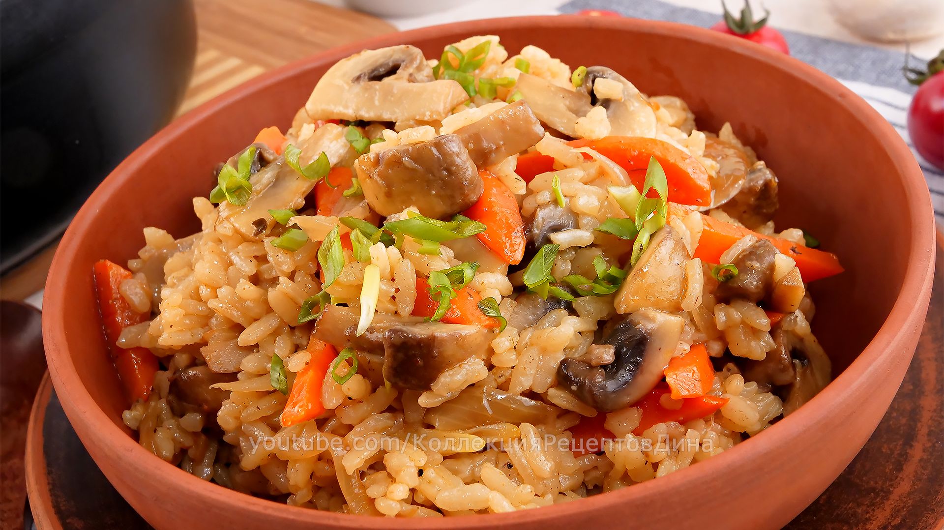 Постный ПЛОВ с ГРИБАМИ🍄🟫🧅🥕 Постное меню - рецепты простых и вкусных блюд! смотреть онлайн