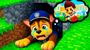 ЧТО Случилось С Гонщиком Приключения Спасения Щенячий Патруль в Майнкрафт Мультик