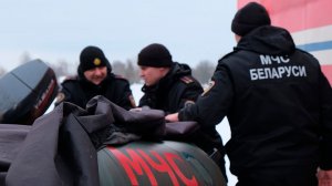 Готовность отряда спецназначения «Зубра» к сезону паводков оценил глава МЧС Беларуси