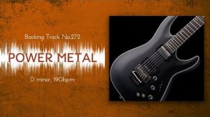 Melodious Power Metal Backing Track in Dm ｜ BT-272
