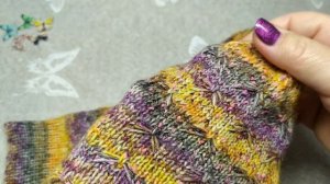 Мои носочки в отчёте #носочное_ изобилие2 с Ольгой Яковлевой.