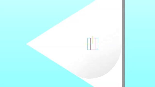 3D-фигура - выпуклая треугольная призма