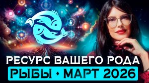 РЫБЫ: Послание от вашего Рода на март 2026 / ТАРО ПРОГНОЗ на месяц
