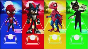 МУЛЬТИКИ: ПАУЧОК‑СПАЙДИ 🕷️ vs БЫСТРЫЙ СОНИК 🦔 vs ДИНО‑ПАУК 🦖 и МУЛЬТЯШНЫЙ КОТ! 🐱💥 КТО ПОБЕДИТ?