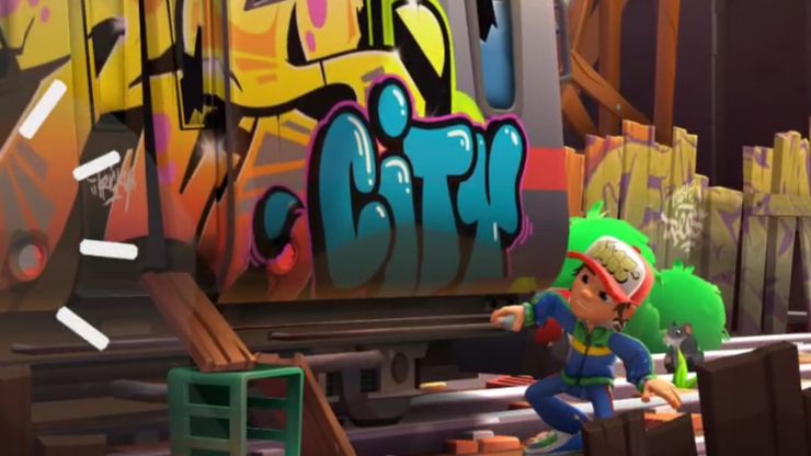 Джейк в доках Subway Surfers City Детские мультики Бегалки смотреть онлайн