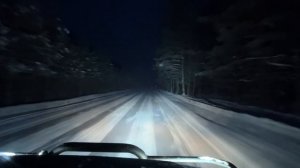 Бетонка вдоль Ладоги. Февраль 2026