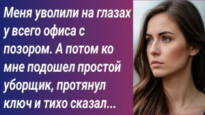 Истории для Вас/Меня уволили на глазах у всего офиса с позором. А потом ко мне подошел...