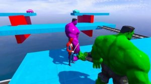 Забавные моменты с тряпичной куклой в GTA V – Эпический эпизод "Человек-паук против синего миньона"#