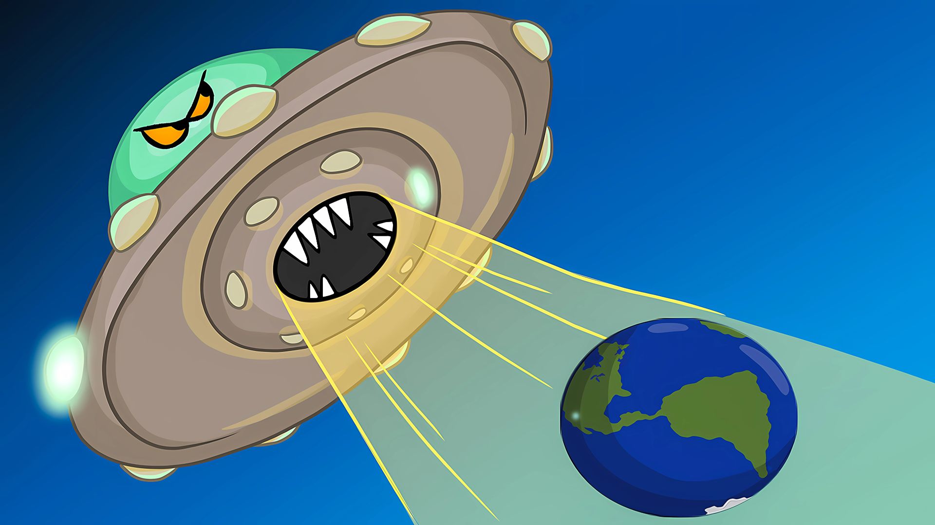 ЛЕТАЮЩАЯ ТАРЕЛКА съела всех на Земле. Игра Tasty Planet Final Bite на Игрули TV смотреть онлайн