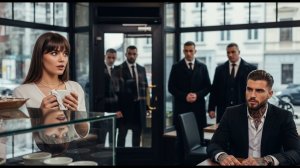 Она помогла старику с сумками На следующий день босс мафии прислал четырех телохранителей в кафе