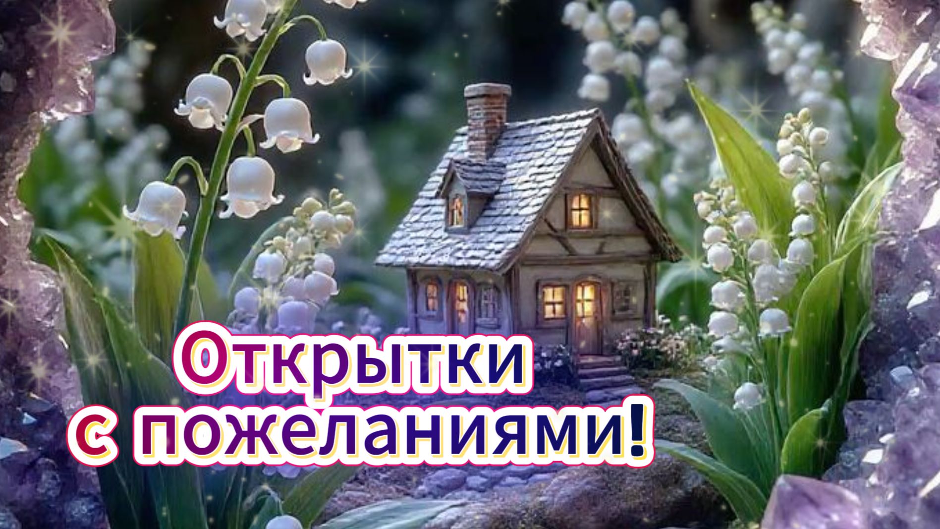 Открытки с пожеланиями! ✨ Спокойной ночи, люблю тебя! смотреть онлайн