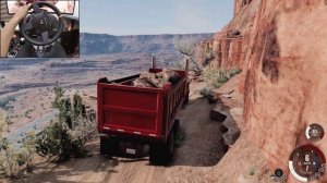 Тяжёлые камни через опасные дороги 🪨 BeamNG.Drive испытание на рулях 🚛