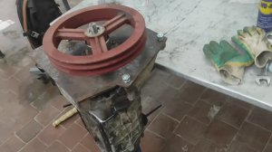 Переходная плита на КПП для МИНИТРАКТОРА-ПЕРЕЛОМКИ 4х4