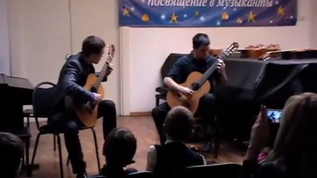 Кубинский танец в 2 гитары