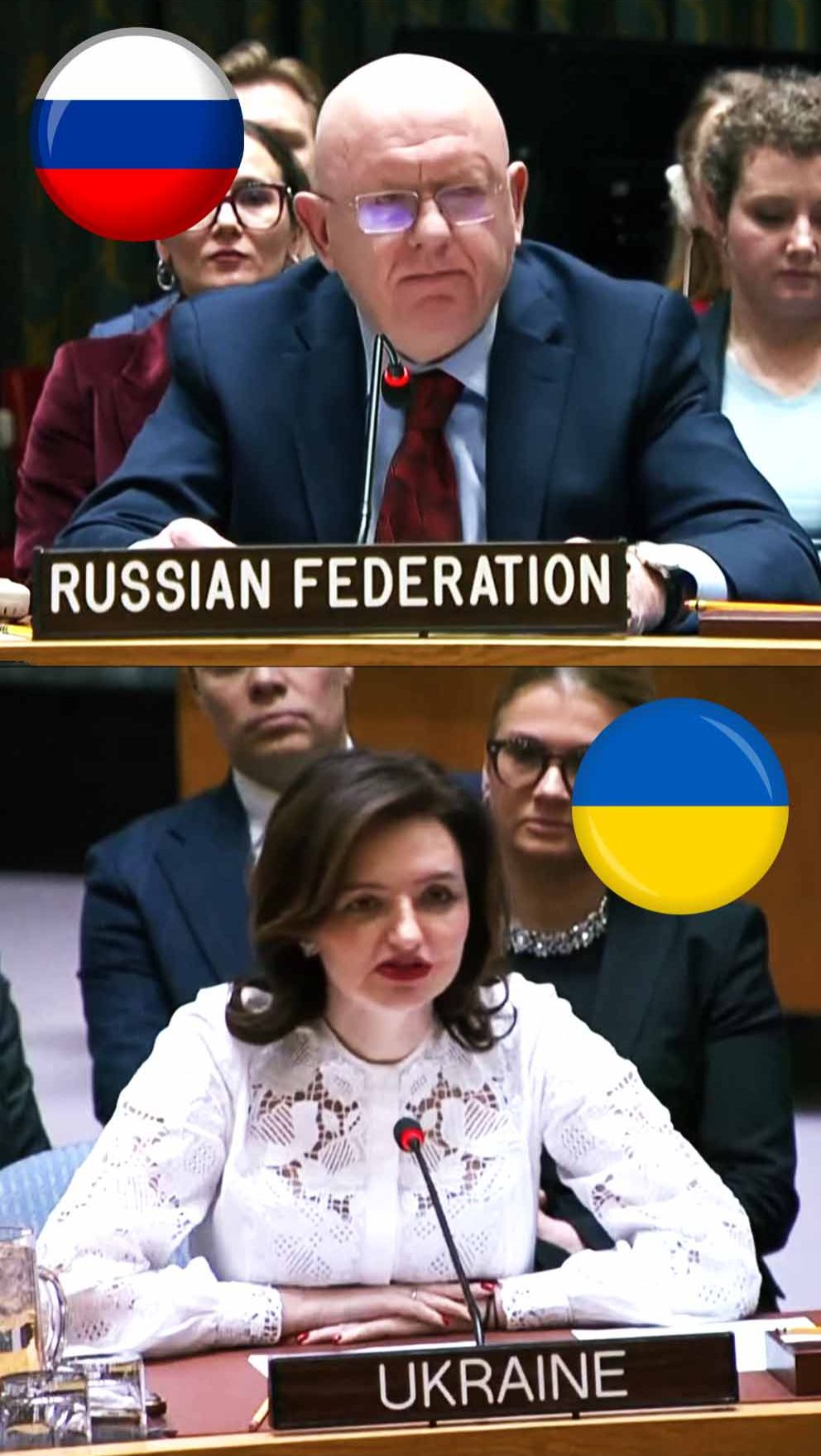 украинец Небензя 𝐕𝐒 бандеровка Беца