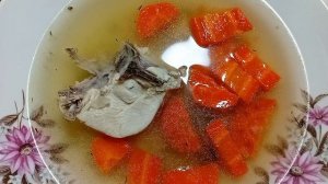 Шведский стол в гостинице . Приехали домой , сварила суп  .