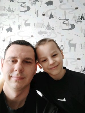 с папой собираем робота