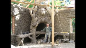 Барбекю во дворе, ТРУБА  дымохода  из арт бетона,  что  будет с цементом в трубе после огня.