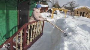 6 соток 23 февраля 2026 года. Роман со снегом. 2 день .