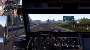 Утренний рейс в ATS 🌅 Американские трассы за рулём с кофе ☕