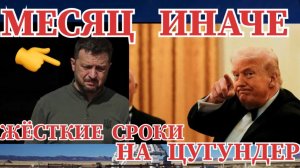 ЖЁСТКИЕ СРОКИ #ТРАМПА  ВРЕМЕНИ НА РАЗДУМЬЕ НЕТ