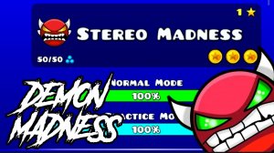 Stereo Madness Но Это ДЕМОН...