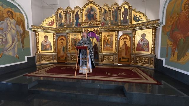 5-й день Великого Поста 26 Пятница. Проповедь о. Онуфрия. 27.02.26. Освящение колива