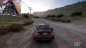 Mitsubishi Lancer Evo VI прокачанный 🔥 Гонки в Forza Horizon 5 на рулях 🏁