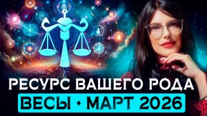 ВЕСЫ: Послание от вашего Рода на март 2026 / ТАРО ПРОГНОЗ на месяц