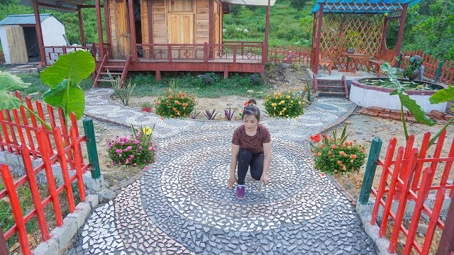 Укладываю дорожку с множеством красивых декоративных мотивов. Серия 20. Хуан Ли