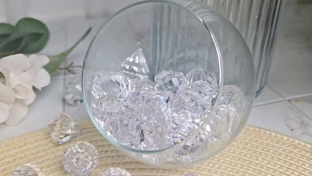 Аксессуар для декорирования ЛЕДЯНЫЕ СТРАЗЫ, акрил, 200 г, 2.5 см, 515014-2