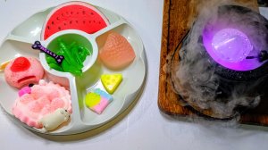 АСМР Распаковка сквишей и антистрессов еда и вкусняшки 🍉🍬🍫🧇🍧