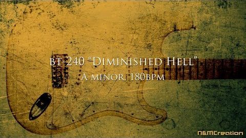 Triplet Neoclassical Metal Backing Track In Am ｜ BT-240