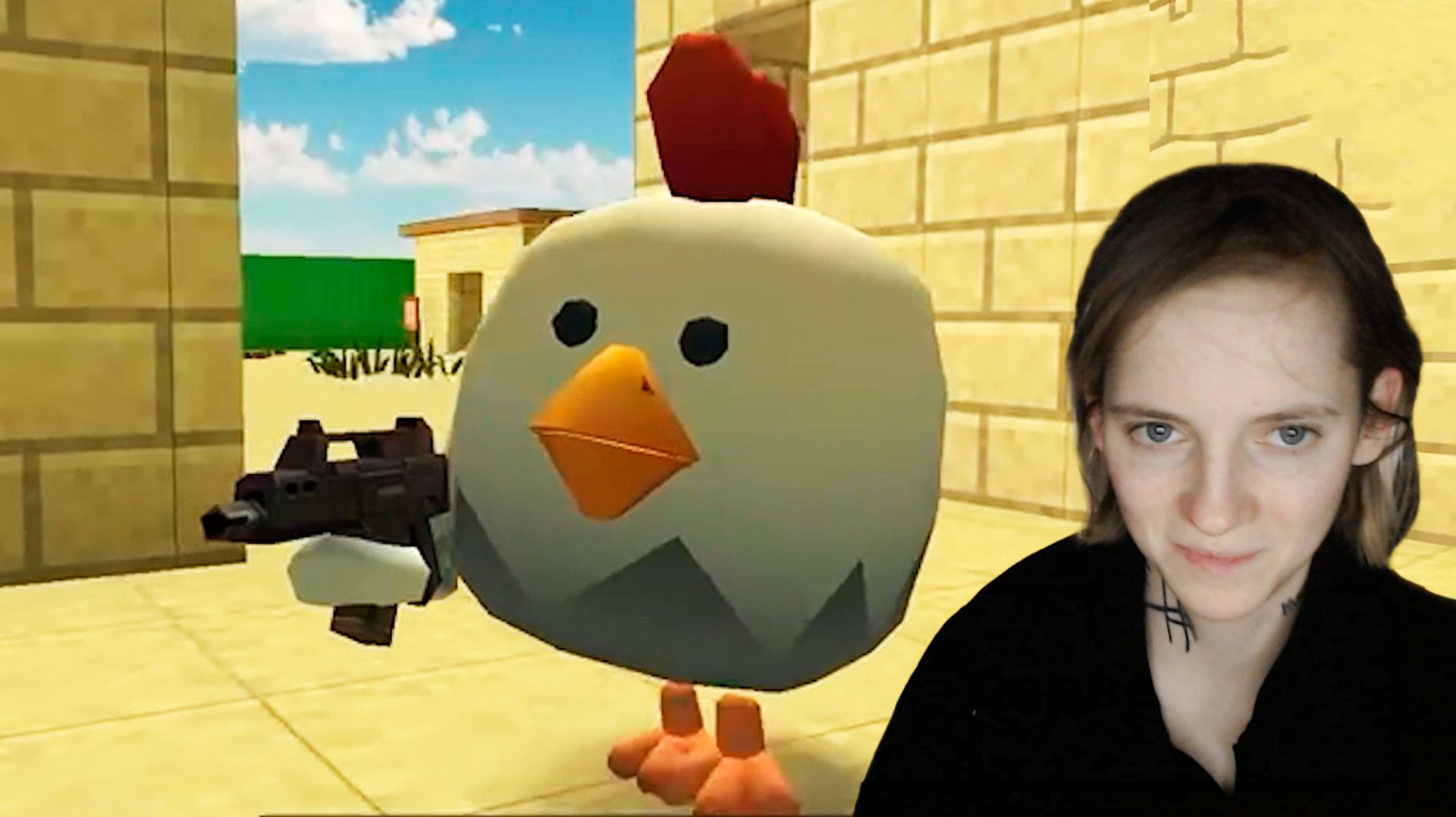 Первый раз играю в ЧИКЕН ГАН - Chicken Gun смотреть онлайн