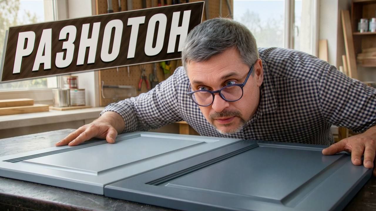 Разнотон / Почему цвет мебели не совпадает с тестовым выкрасом / RAL и NCS врут смотреть онлайн