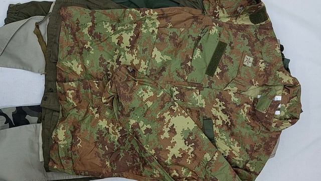 Одежда для охоты и рыбалки в стиле милитари секонд оптом 5 пак