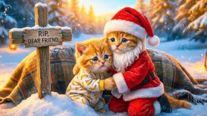 Санта взял Рыжего Котёнка в тайное путешествие. Но по пути случилось нечто ужасное 🐱 (Часть 2)