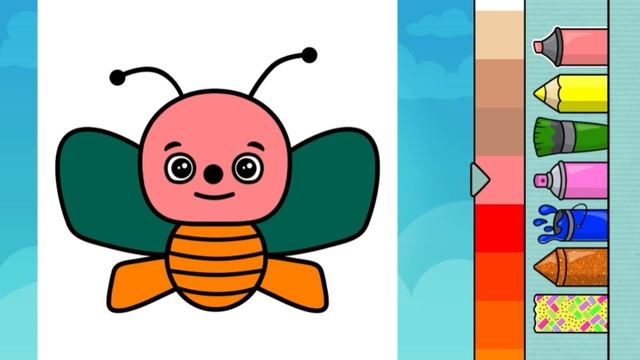 Разукрашивать рисунок Видео для детей смотреть онлайн