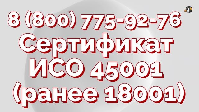 Сертификат по ISO 45001 для специалистов смотреть онлайн