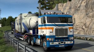 566 / ЕTS2 1.57 / Freightliner FLB / Дальнобой по Норвегии.