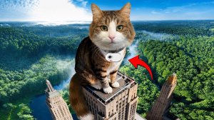 РЕАЛЬНЫЙ ДЕНЬ КОТА! КОТ ГУЛЯЕТ С КАМЕРОЙ 24 ЧАСА ЧЕЛЛЕНДЖ