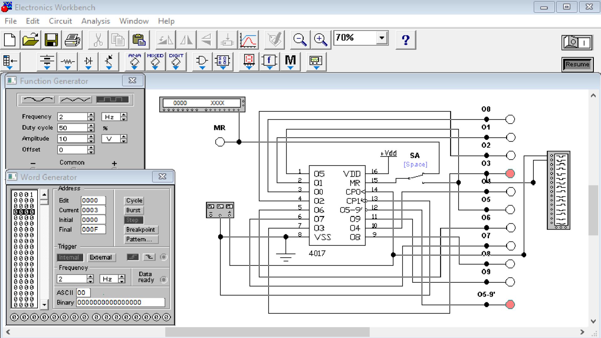 Видеоурок 4.44. Распределители на счетчике и дешифраторе. Часть 4.