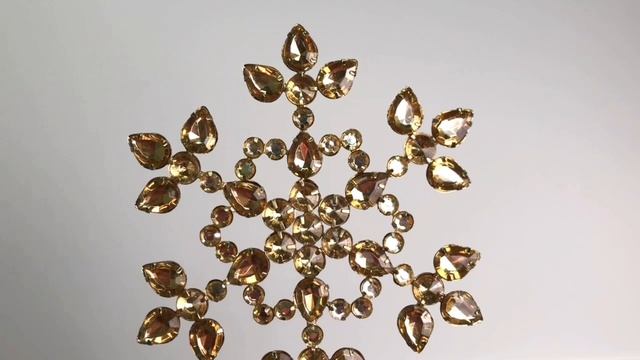 Ёлочная верхушка СНЕЖИНКА АДАЛА, металл, пластик, золотая, 26 см, A72100430-2 Ёлочная верхушка СНЕЖИНКА АДАЛА, металл, пластик, золотая, 26 см, A72100430-2