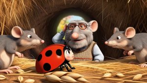 Крошик в гостях у мышиного семейства