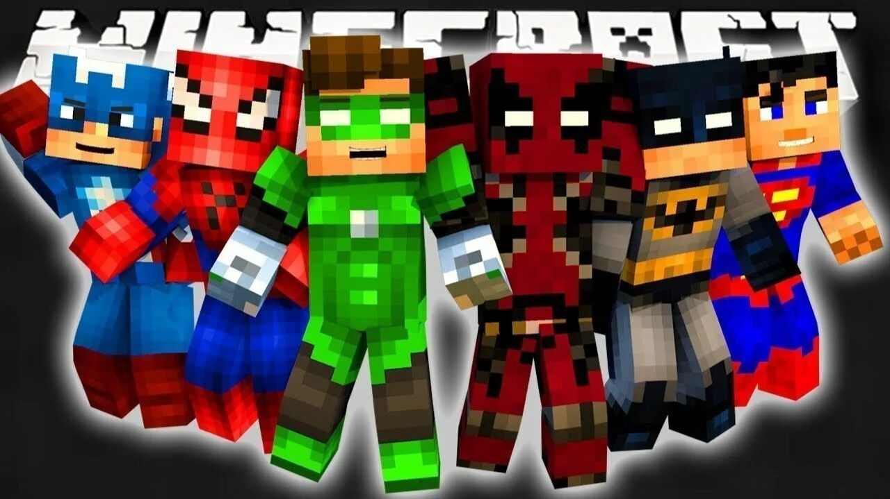 Minecraft. Super Heroes Mod. смотреть онлайн